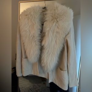 Vintage Fur Cardigan